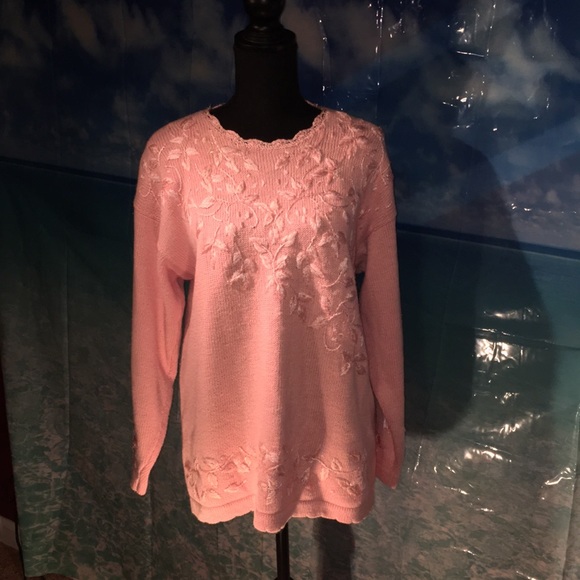 Vintage  Cymbrion Pink Sweater - Picture 1 of 3